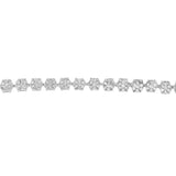 14K White Gold Round Diamond Bracelet (2.00 cttw, H-I Color, I1-I2 Clarity)