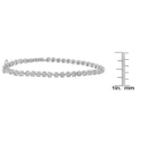 14K White Gold Round Diamond Bracelet (2.00 cttw, H-I Color, I1-I2 Clarity)