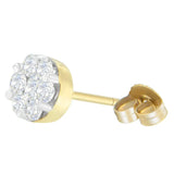 14K Yellow Gold 1 cttw Diamond Stud Earrings (H-I, SI2-I1)