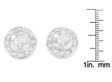 14K White Gold 1/3 cttw Round Cut Diamond Earrings (H-I, SI2-I1)