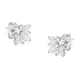 14K White Gold 1 1/4 cttw Diamond Stud Earring (H-I, SI1-SI2)