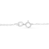 Sterling Silver Diamond Station Necklace (1/2 cttw, I-J Color, I1-I2 Clarity)