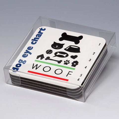 Dog Eye Chart Coasters