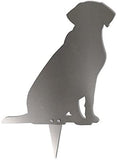 Labrador With Spike Yard Silouette Laser Cut Out Sign 20x21