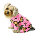 Silly Monkey Fleece Turtleneck Pajamas