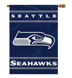 Seattle Seahawks Banner 28x40 House Flag Style 2 Sided CO