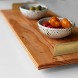 Brass handle tray