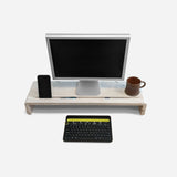 Raise desk shelf