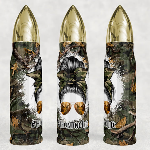 #Huntinglife 17oz Bullet Shaped Tumbler