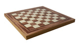 Backgammon - 19" American Walnut Decoupage Backgammon Set