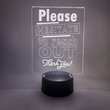 Please Hesitate LED Light | Funny Desk Lamp | Novelty Gift