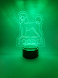 Poodle Lamp | Poodle Dog Breed LED Light | Dog Lovers Gift