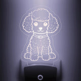 Poodle Nightlight | Cute Puppy Dog LED Pet Lover Pup Light