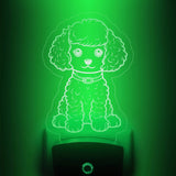 Poodle Nightlight | Cute Puppy Dog LED Pet Lover Pup Light