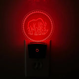 Rhino Nightlight | Safari Animal LED Night Light