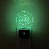 Rhino Nightlight | Safari Animal LED Night Light