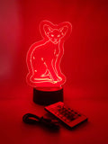 Shorthair Cat Lamp | Sphynx Cat Light | Gifts for Cat Lovers