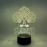 Slainte LED Lamp | Irish & Scottish "Cheers" & Health Light