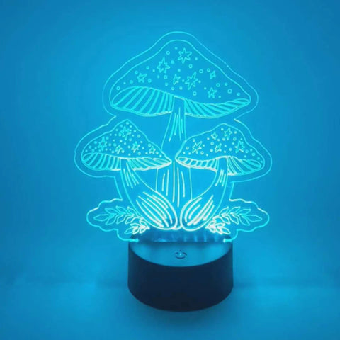 Triple Star Mushroom LED Accent Light