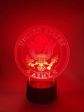 US Army LED Accent Light | Military Desk Lamp or Night Light