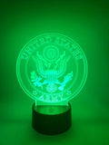 US Army LED Accent Light | Military Desk Lamp or Night Light