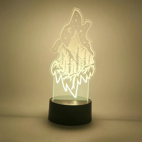 Wolf LED Lamp | Novelty Lighting | Desk Lamp