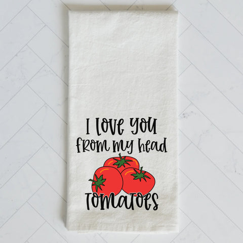 Head Tomatoes Kitchen Towel