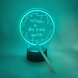 Cyber Dry Erase Board LED Lamp | Digital Art Note Lamp