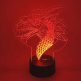 Fantasy Dragon LED Light Lamp | Mythical Creature Gift