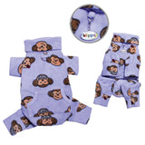 Silly Monkey Fleece Turtleneck Pajamas