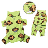 Silly Monkey Fleece Turtleneck Pajamas