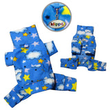 Stars and Clouds Fleece Turtleneck Pajamas