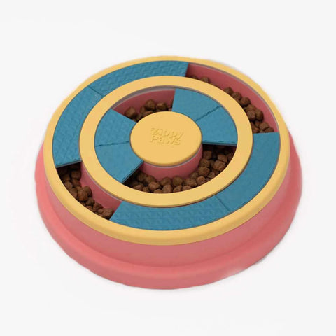 ZippyPaws SmartyPaws Puzzler Feeder Bowl - Wagging Wheel