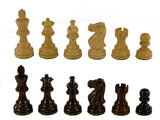 Chess Pieces - 3" Anjan wood American Emperor Double Weighted