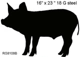 Pig Laser Cut Out Silhouette 16x23