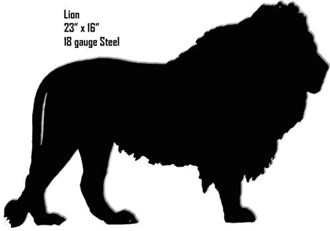 Lion Animal Silhouette Laser Cut Out Sign 16x23