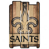 New Orleans Saints Sign 11x17 Wood Fence Style