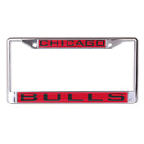 Chicago Bulls License Plate Frame - Inlaid - Special Order