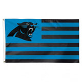 Carolina Panthers Flag 3x5 Deluxe Americana Design