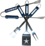 Dallas Cowboys BBQ Utensil Set 4 Piece