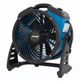 XPOWER CFM 4 Speed Industrial Axial Air Mover, Blower, Fan with Built-in Power Outlets