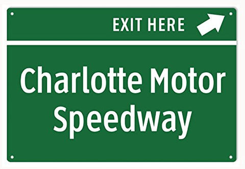 Charlotte Motor Speedway Reproduction Sign