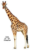 Giraffe Animal Wall Art Laser Cut Out Sign 18x30