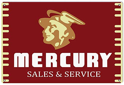 Mercury Sales Automobile Garage Shop Reproduction Sign 16x24