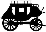 Wagon Laser Cut Out Wall Decor Silhouette Metal Sign 15.5×23.5