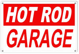 Hot Rod Garage Shop Reproduction Large Sign 16x24