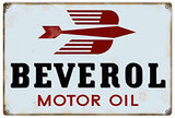 Reproduction Beverol Motor Oil Gas Station Large Sign 16x24