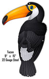 Tucan Animal Wall Art Laser Cut Out Sign 9x15