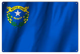 Nevada State Flag Reproduction Metal Sign 12x18