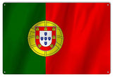 Portugal Country Flag Reproduction Metal Sign 12x18